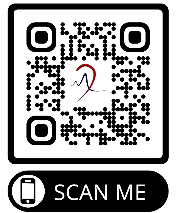A qr code with the logo of an individual.